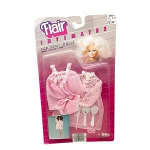 Flair Intimates By Totsy For 11.5" Dolls Pink Outfit W/ Accessories